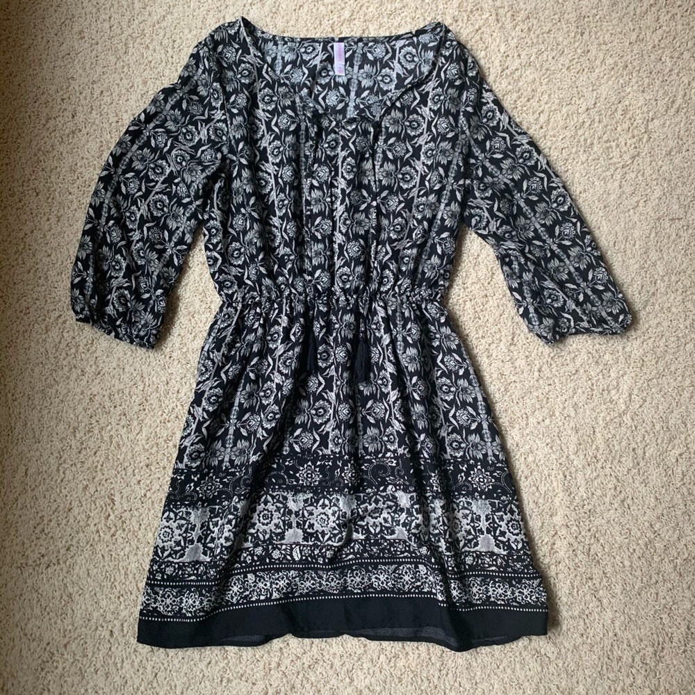 Black & Gray Dress